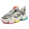 Rainbow Chunky Sneakers – Women’s Summer Platform Shoes
