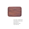 Minimalist Black Walnut Cutlery Set – Nordic Style Portable Wooden Tableware