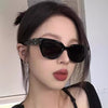 Retro Square Cat Eye Sunglasses – UV Protection for Small Faces