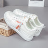 Girls’ Casual Leather Board Shoes – Stylish Height-Boosting Sneakers