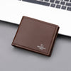 Men’s PU Leather Wallet – Short, Soft & Zippered
