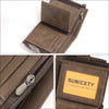 Men’s Anti-Theft PU Leather Wallet – Zipper & Multi-Function