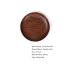 Minimalist Black Walnut Cutlery Set – Nordic Style Portable Wooden Tableware