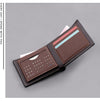 Men’s PU Leather Wallet – Short, Soft & Zippered