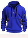 Men’s Half Zip Hoodie – Casual & Sporty Pullover Sweatshirt