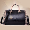 Luxury Crocodile & Snake Print Crossbody Handbag – Chic Designer Bag