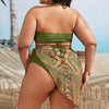 Plus Size Halter Split Swimsuit – 3-Piece Sexy Bikini Set