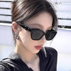 Retro Square Cat Eye Sunglasses – UV Protection for Small Faces