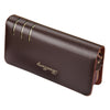 Baellerry Large PU Leather Men’s Wallet – Long Clutch with Card & Phone Pockets