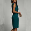 Summer V-Neck Split Dress – Sleek, Sexy & Confident