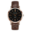 Fashionable Rose Gold Roman Digital Belt Couple Student Watch – Casual Quartz Timepiece