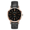 Fashionable Rose Gold Roman Digital Belt Couple Student Watch – Casual Quartz Timepiece