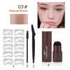 One Step Eyebrow Stamp Shaping Kit – Eyebrow Gel with Stencils & Brush