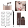 One Step Eyebrow Stamp Shaping Kit – Eyebrow Gel with Stencils & Brush
